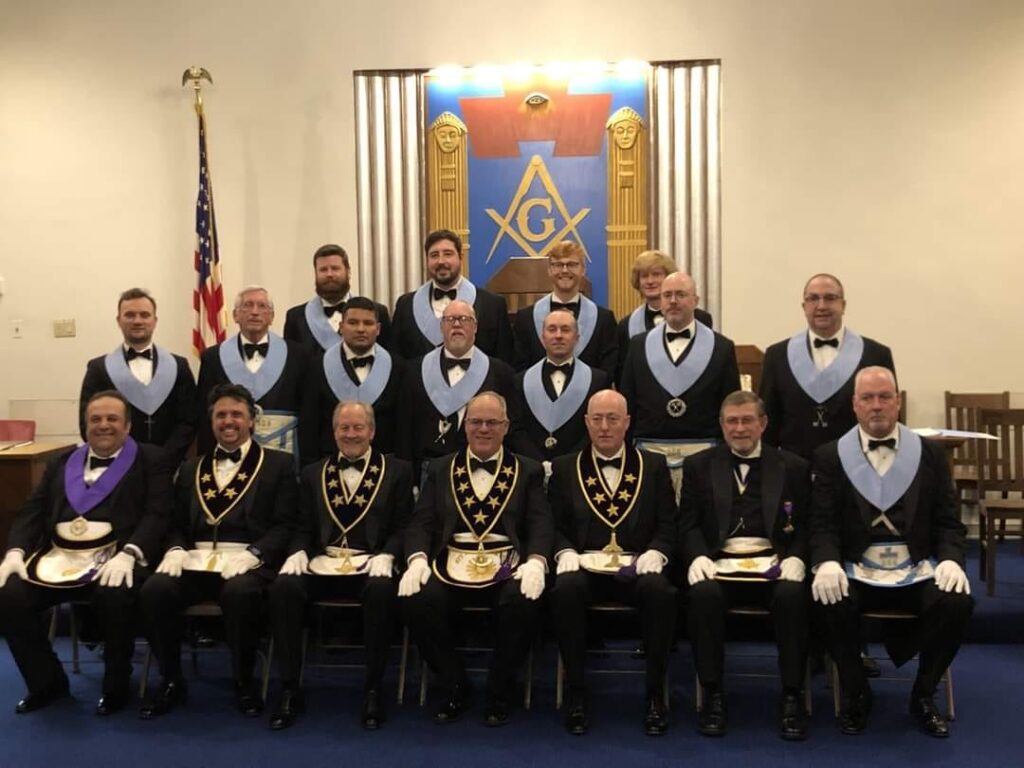 Officers of the Grand Lodge and Fritz No. 308